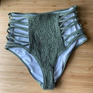 Victoria’s Secret high waisted swim bottoms